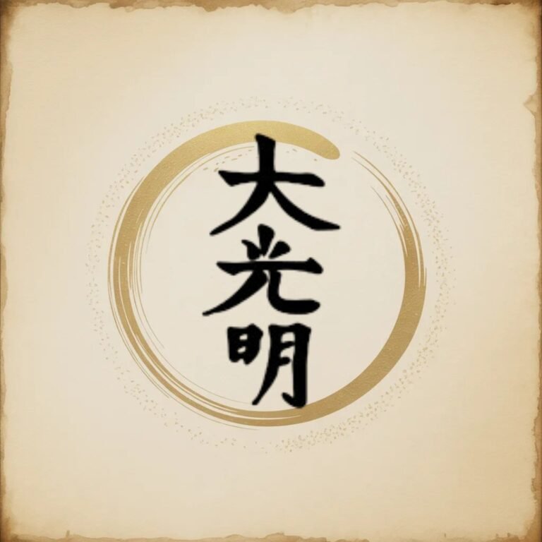 Dai Ko Myo, el símbolo maestro del Reiki Usui Nivel 3 (Shinpiden), la gran luz del universo