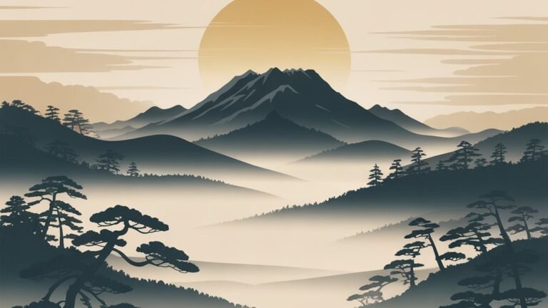 Monte Kurama al amanecer, lugar donde Mikao Usui recibió la iluminación del Reiki