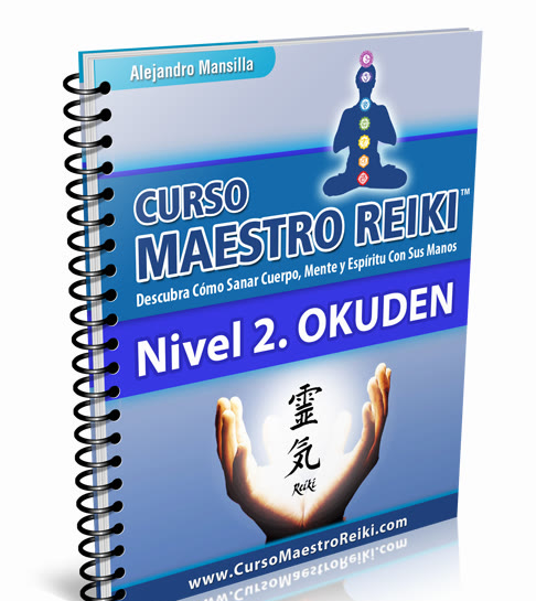 Portada de la guía Nivel 2 Okuden del Curso Maestro Reiki
