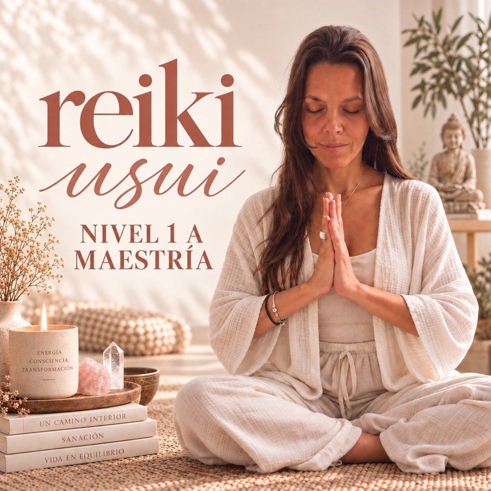 Portada de la Formación Reiki Usui online de Raíz Holística